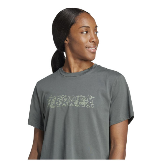 Adidas Γυναικεία κοντομάνικη μπλούζα Terrex Wild Cropped Terrex Adidas Γυναικεία κοντομάνικη μπλούζα Terrex Wild Cropped Terrex
